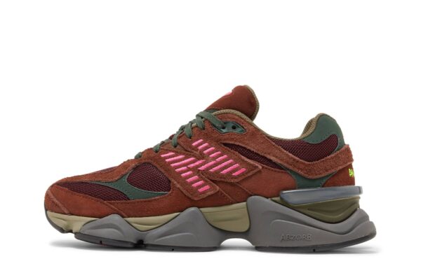 New Balance 9060 Rich Oak Burgundy U9060BUR - Arviolet photo 3