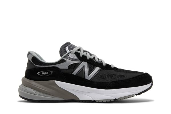 New Balance 990v6 MiUSA Black Grey White M990BK6 - Arviolet photo 1