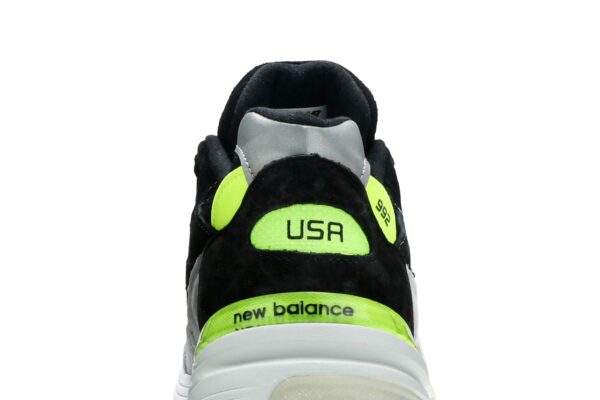 New Balance 992 MiUSA Black Grey Volt M992TQ - Arviolet photo 7