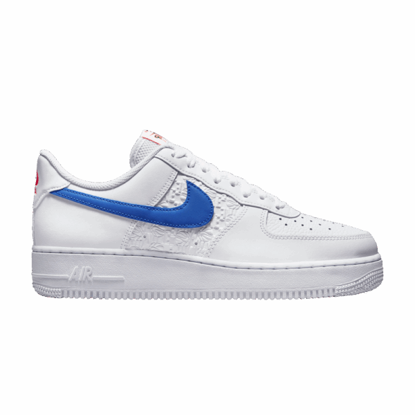 Nike Air Force 1 '07 Low Embossed Hoops Racer Blue FD0667-100 - Arviolet photo 1