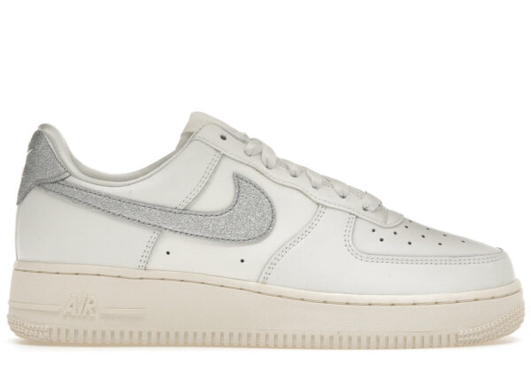 Nike Air Force 1 '07 Summit White Sail White Metallic Silver DQ7569-100 - Arviolet photo 1