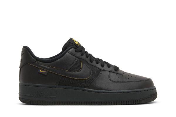 Nike Air Force 1 Low '07 Ballistic Mesh Black University Gold FZ4617-001 - Arviolet photo 1