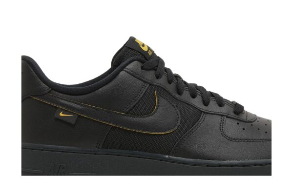 Nike Air Force 1 Low '07 Ballistic Mesh Black University Gold FZ4617-001 - Arviolet photo 2