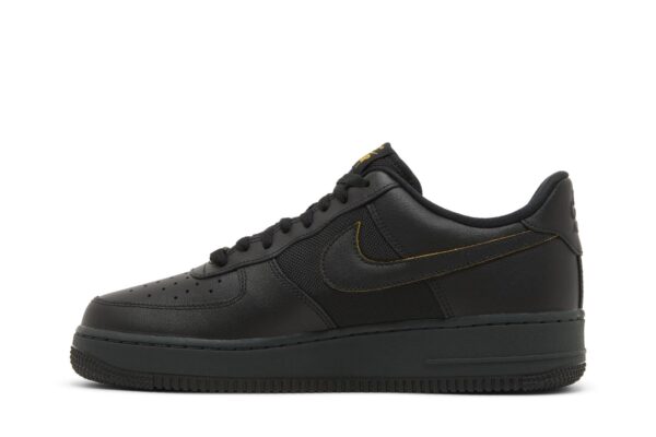 Nike Air Force 1 Low '07 Ballistic Mesh Black University Gold FZ4617-001 - Arviolet photo 3