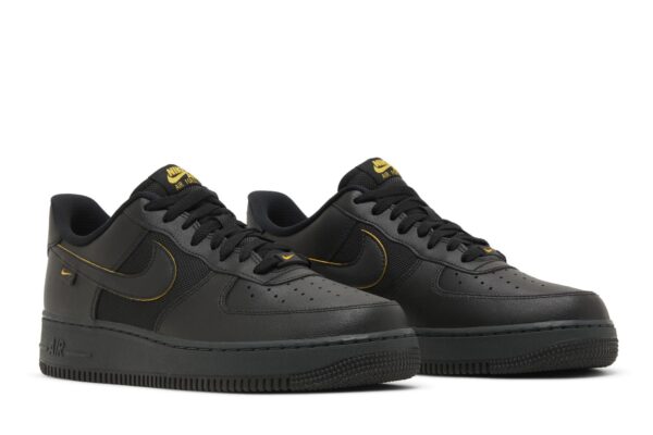 Nike Air Force 1 Low '07 Ballistic Mesh Black University Gold FZ4617-001 - Arviolet photo 8