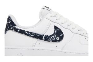 Nike Air Force 1 Low '07 Essential White Black Paisley (Women's) DH4406-101 - Arviolet photo 2