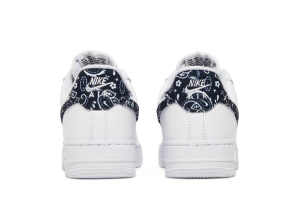 Nike Air Force 1 Low '07 Essential White Black Paisley (Women's) DH4406-101 - Arviolet photo 6