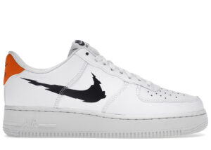 Nike Air Force 1 Low '07 Glitch Swoosh White Orange DV6483-100 - Arviolet photo 1