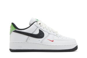 Nike Air Force 1 Low '07 Just Do It Snakeskin White Black (Women's) DV1492-101 - Arviolet photo 1