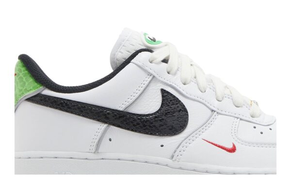 Nike Air Force 1 Low '07 Just Do It Snakeskin White Black (Women's) DV1492-101 - Arviolet photo 2