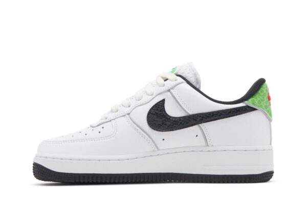 Nike Air Force 1 Low '07 Just Do It Snakeskin White Black (Women's) DV1492-101 - Arviolet photo 3