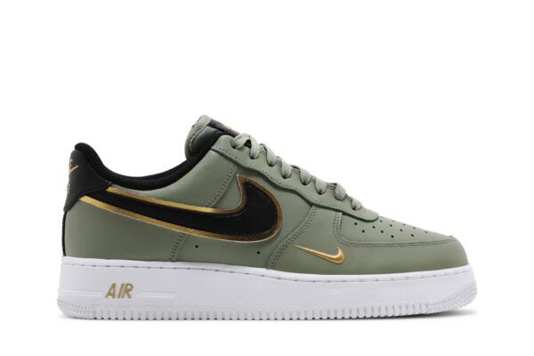 Nike Air Force 1 Low '07 LV8 Double Swoosh Olive Gold Black DA8481-300 - Arviolet photo 1