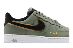 Nike Air Force 1 Low '07 LV8 Double Swoosh Olive Gold Black DA8481-300 - Arviolet photo 2