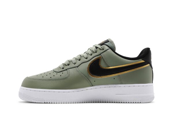 Nike Air Force 1 Low '07 LV8 Double Swoosh Olive Gold Black DA8481-300 - Arviolet photo 3