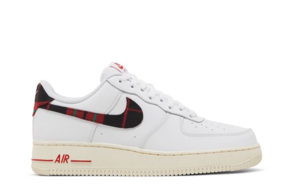 Nike Air Force 1 Low '07 LV8 Tartan Plaid White University Red DV0789-100 - Arviolet photo 1