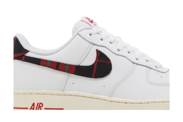 Nike Air Force 1 Low '07 LV8 Tartan Plaid White University Red DV0789-100 - Arviolet photo 2