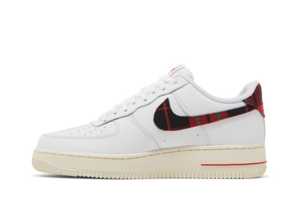 Nike Air Force 1 Low '07 LV8 Tartan Plaid White University Red DV0789-100 - Arviolet photo 3