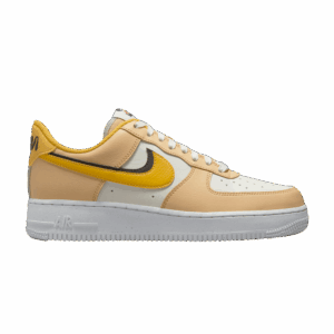 Nike Air Force 1 Low '07 LX '82 Double Swoosh Sail Yellow Ochre (Women's) DX6065-171 - Arviolet photo 1