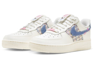 Nike Air Force 1 Low '07 LX Denim Swoosh Boucle (Women's) FJ7740-141 - Arviolet photo 1