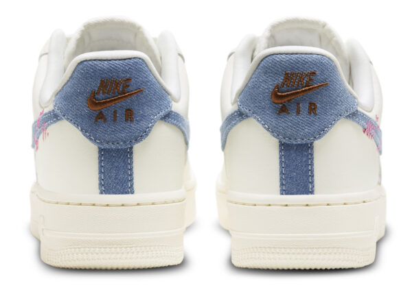 Nike Air Force 1 Low '07 LX Denim Swoosh Boucle (Women's) FJ7740-141 - Arviolet photo 4
