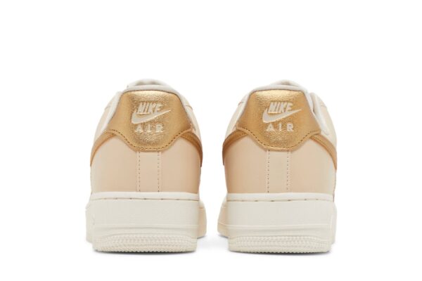 Nike Air Force 1 Low '07 Sanddrift Metallic Gold (Women's) DQ7569-102 - Arviolet photo 6