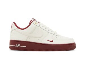 Nike Air Force 1 Low '07 SE 40th Anniversary Edition Sail Team Red (Women's) DQ7582-100 - Arviolet photo 1