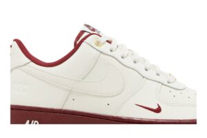 Nike Air Force 1 Low '07 SE 40th Anniversary Edition Sail Team Red (Women's) DQ7582-100 - Arviolet photo 2