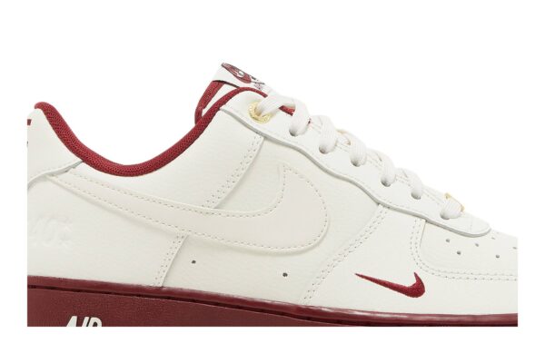 Nike Air Force 1 Low '07 SE 40th Anniversary Edition Sail Team Red (Women's) DQ7582-100 - Arviolet photo 2
