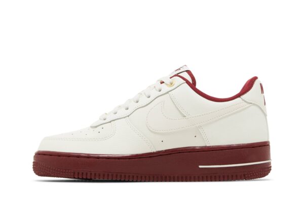 Nike Air Force 1 Low '07 SE 40th Anniversary Edition Sail Team Red (Women's) DQ7582-100 - Arviolet photo 3