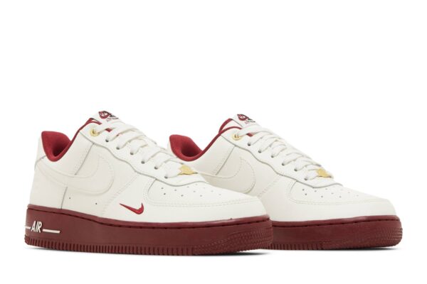 Nike Air Force 1 Low '07 SE 40th Anniversary Edition Sail Team Red (Women's) DQ7582-100 - Arviolet photo 8