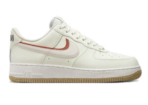 Nike Air Force 1 Low 82 Double Swoosh Sail Cinnabar Phantom (Women's) DX6065-101 - Arviolet photo 1