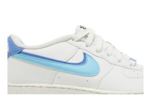 Nike Air Force 1 Low 82 Double Swoosh White Medium Blue (GS) DQ0359-100 - Arviolet photo 2