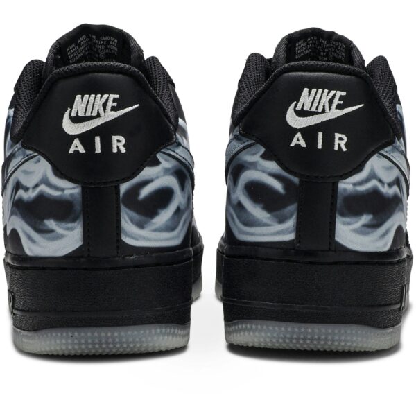 Nike Air Force 1 Low Black Skeleton Halloween (2019) BQ7541-001 - Arviolet photo 6