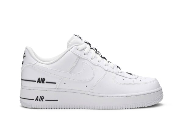 Nike Air Force 1 Low Double Air Low White Black CJ1379-100 - Arviolet photo 1
