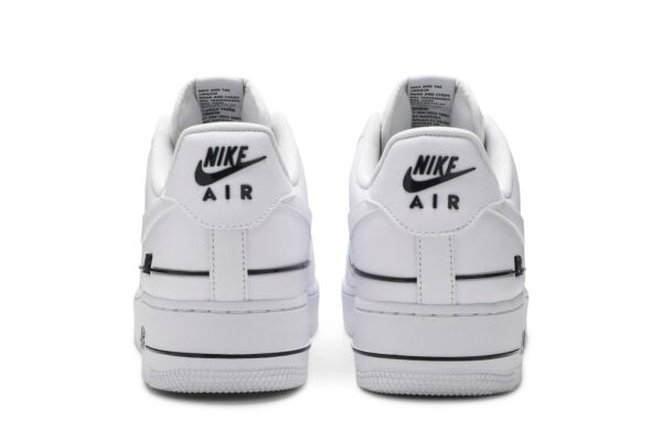 Nike Air Force 1 Low Double Air Low White Black CJ1379-100 - Arviolet photo 6