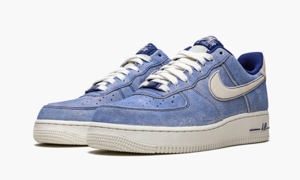 Nike Air Force 1 Low Dusty Blue Suede DH0265-400 - Arviolet photo 4