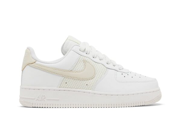 Nike Air Force 1 Low Essential Cross Stitch Summit White Fossil (Women's) DJ9945-100 - Arviolet photo 1