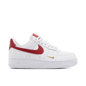 Nike Air Force 1 Low Essential Gym Red Mini Swoosh (Women's) CZ0270-104 - Arviolet photo 1