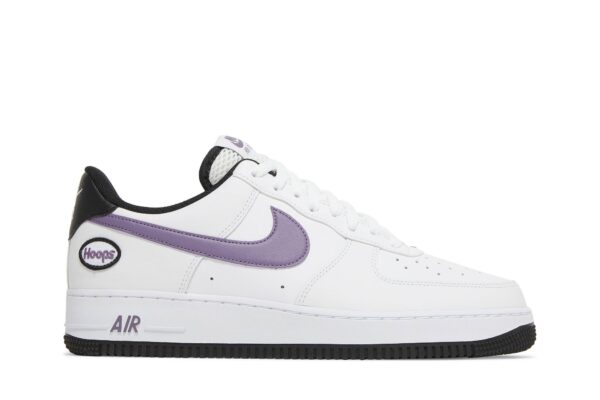 Nike Air Force 1 Low Hoops White Canyon Purple DH7440-100 - Arviolet photo 1
