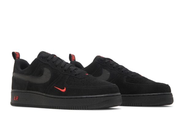 Nike Air Force 1 Low Multi-Swoosh Black Crimson DZ4514-001 - Arviolet photo 8