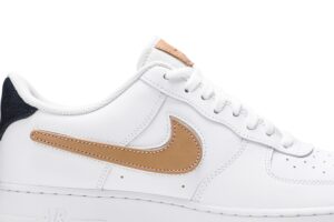 Nike Air Force 1 Low Removable Swoosh Pack White Vachetta Tan CT2253-100 - Arviolet photo 2