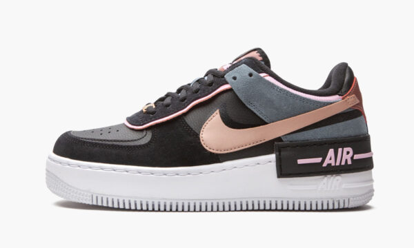 Nike Air Force 1 Low Shadow Black Light Arctic Pink Claystone Red (Women's) CU5315-001 - Arviolet photo 3