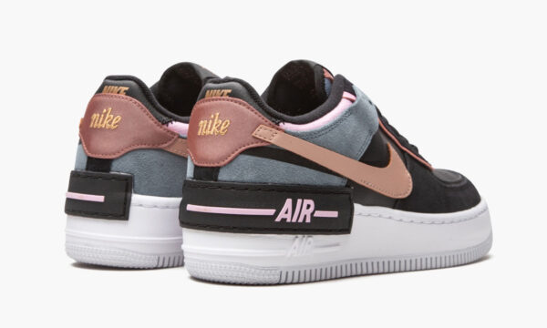 Nike Air Force 1 Low Shadow Black Light Arctic Pink Claystone Red (Women's) CU5315-001 - Arviolet photo 5