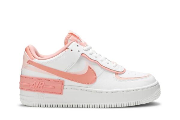 Nike Air Force 1 Low Shadow White Coral Pink (Women's) CJ1641-101 - Arviolet photo 1