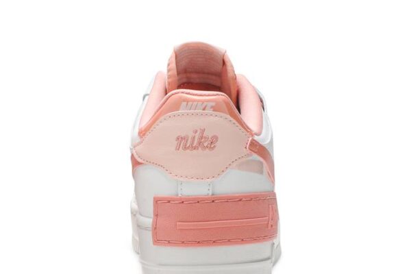 Nike Air Force 1 Low Shadow White Coral Pink (Women's) CJ1641-101 - Arviolet photo 7