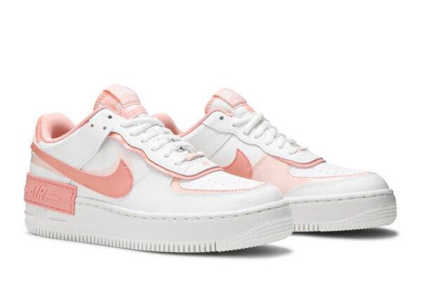 Nike Air Force 1 Low Shadow White Coral Pink (Women's) CJ1641-101 - Arviolet photo 8
