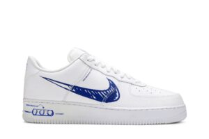 Nike Air Force 1 Low Sketch White Royal CW7581-100 - Arviolet photo 1