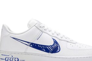 Nike Air Force 1 Low Sketch White Royal CW7581-100 - Arviolet photo 2