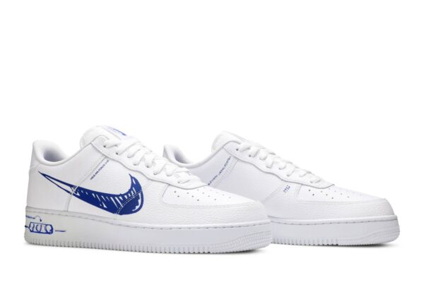 Nike Air Force 1 Low Sketch White Royal CW7581-100 - Arviolet photo 8