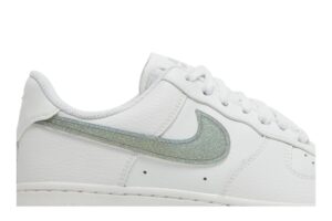 Nike Air Force 1 Low White Gold Glitter Swoosh (Women's) DH4407-101 - Arviolet photo 2